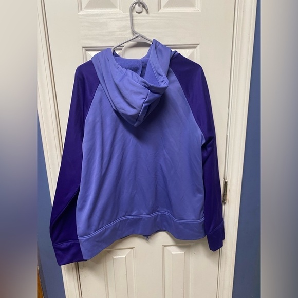 Danskin 2- tone  Purple Full Zip Front Pockets Women Jacket Plus Size XXL - Picture 2 of 8